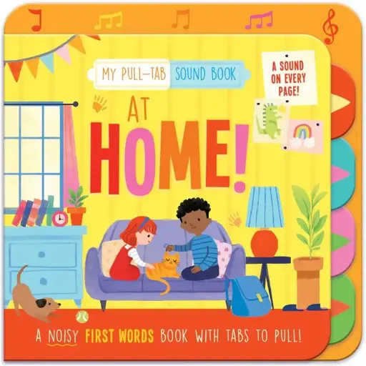 My Pull-tab Sound Book: At Home