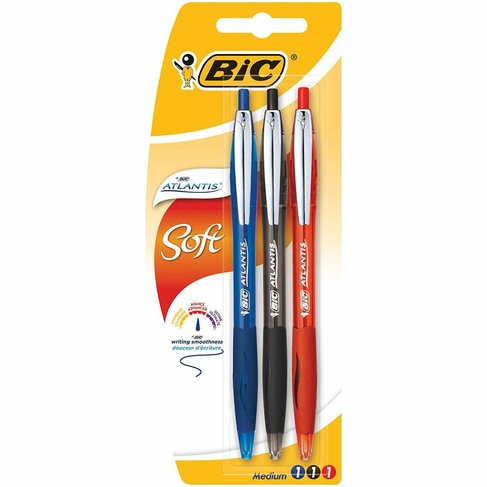 Blister 3 stylos ASSORT ATLANTIS