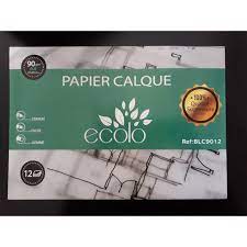 Pochette De 12Feuilles Papier Calque 90G Ecolo