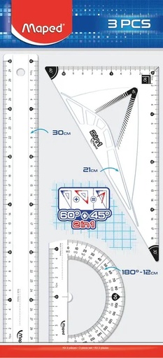 Kit de traçage 3 pièces - Maped