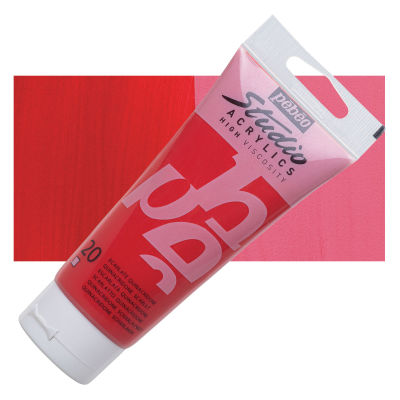 Acrylic Studio 100 ml N53 ROUGE CADMIUM FONCE IMIT - Pébéo