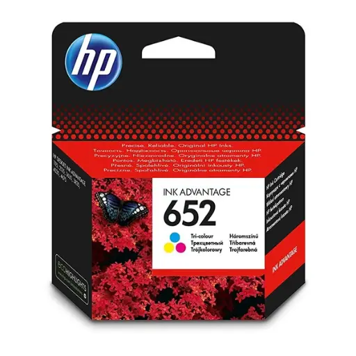 Cartouche d’encre HP 652 couleurs d’origine