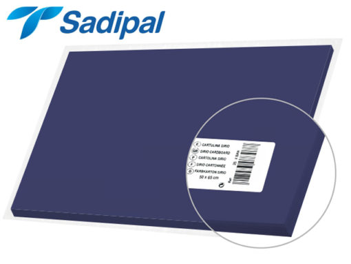 Papier Bristol 50*65 BLEU - Sadipal