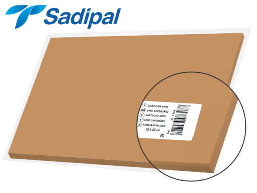 Papier Bristol 50*65  BEIGE - Sadipal
