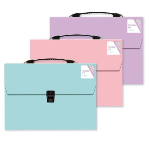 Porte classe dosier a4 pastel 13 pocket
