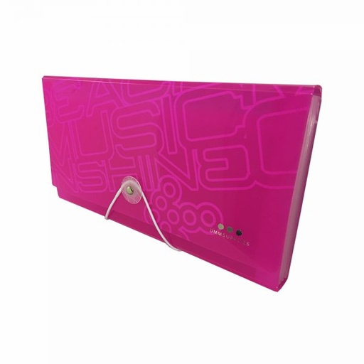 Porte chéquier Rose fluo néon