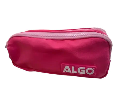 Trousse satin zip out bubblegum