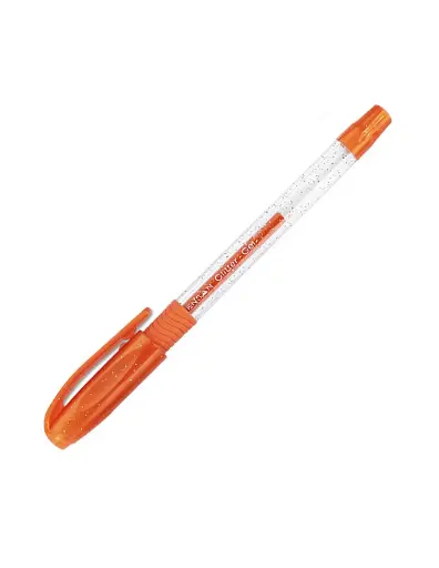 Stylo gel glitter orange - Pensan