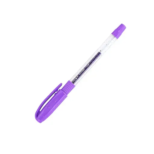 Stylo gel glitter violet - Pensan
