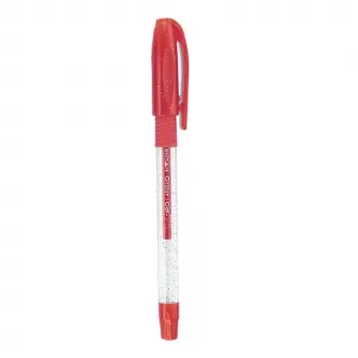 Stylo Gel glitter rouge 1.0 mm - Pensan